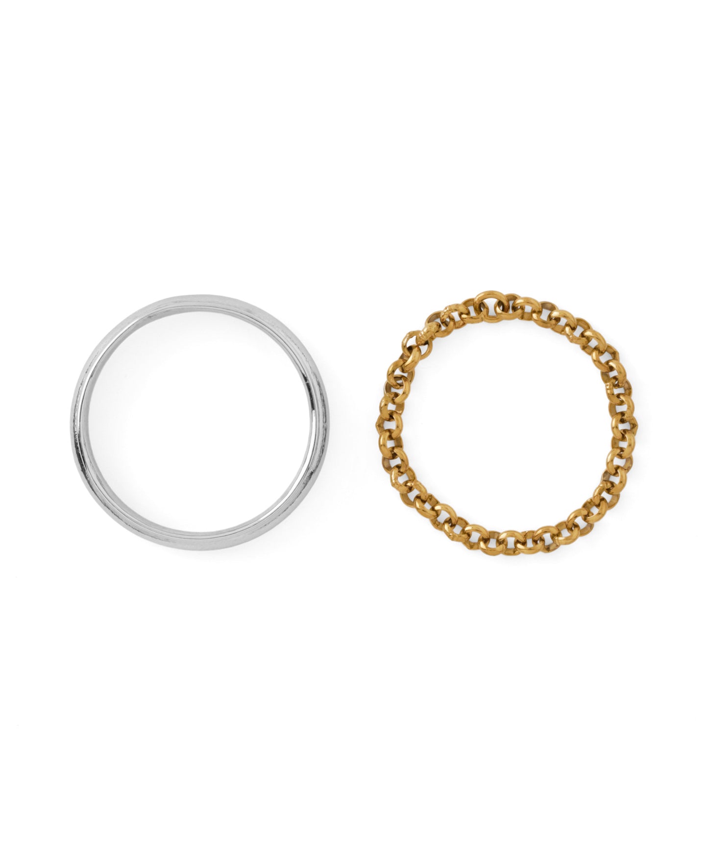 Chain Rings [Set of 2] [Stainless Steel] [UMU]