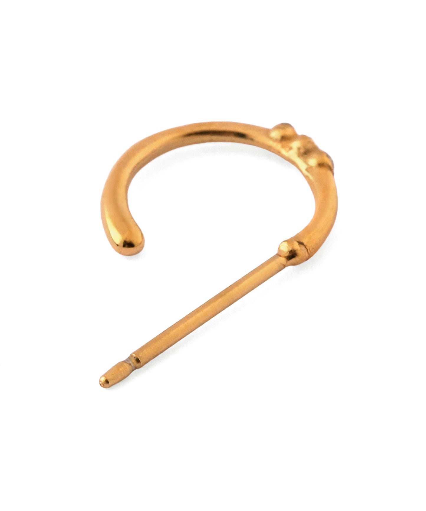 Bijou Hoop Earrings [Surgical Stainless Steel]