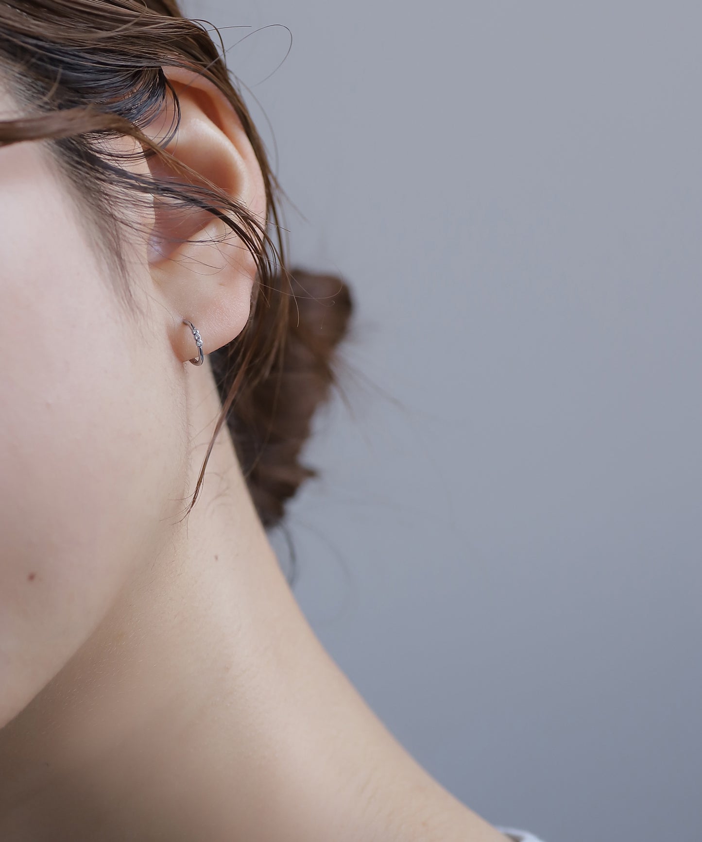 Bijou Hoop Earrings [Surgical Stainless Steel]