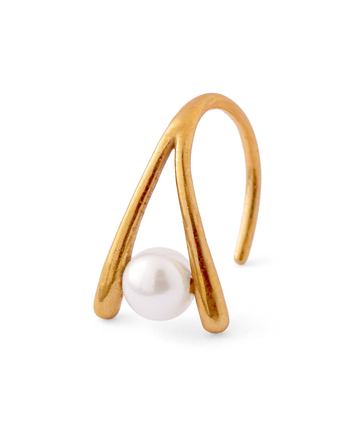 Pearl Hook Earrings [Surgical Stainless Steel]