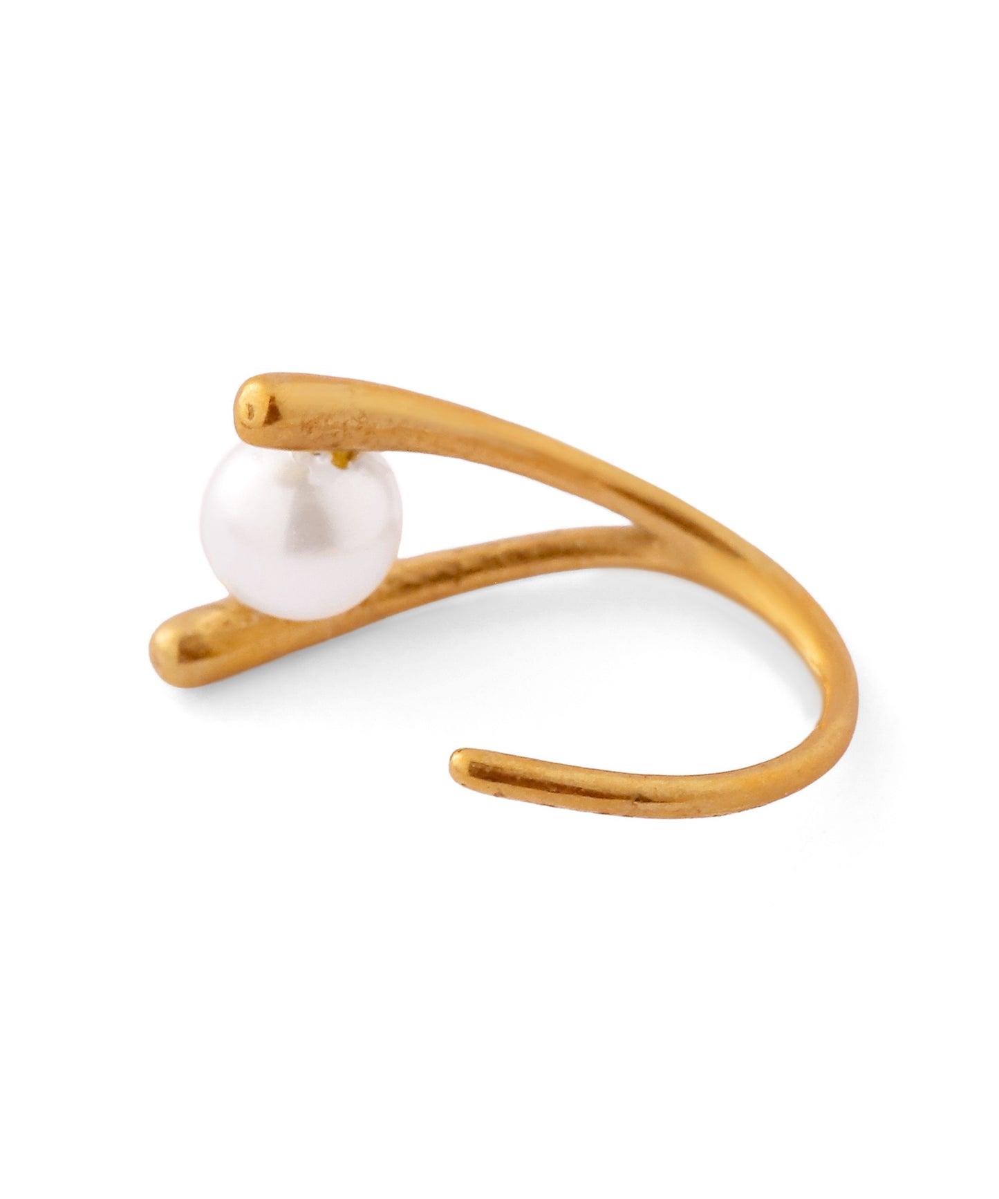 Pearl Hook Earrings [Surgical Stainless Steel]
