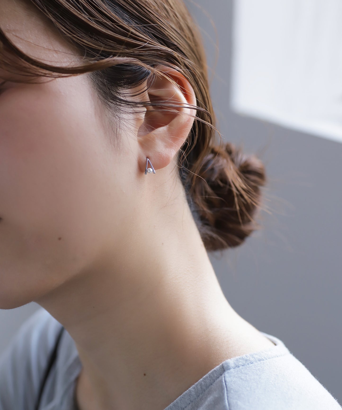 Pearl Hook Earrings [Surgical Stainless Steel]