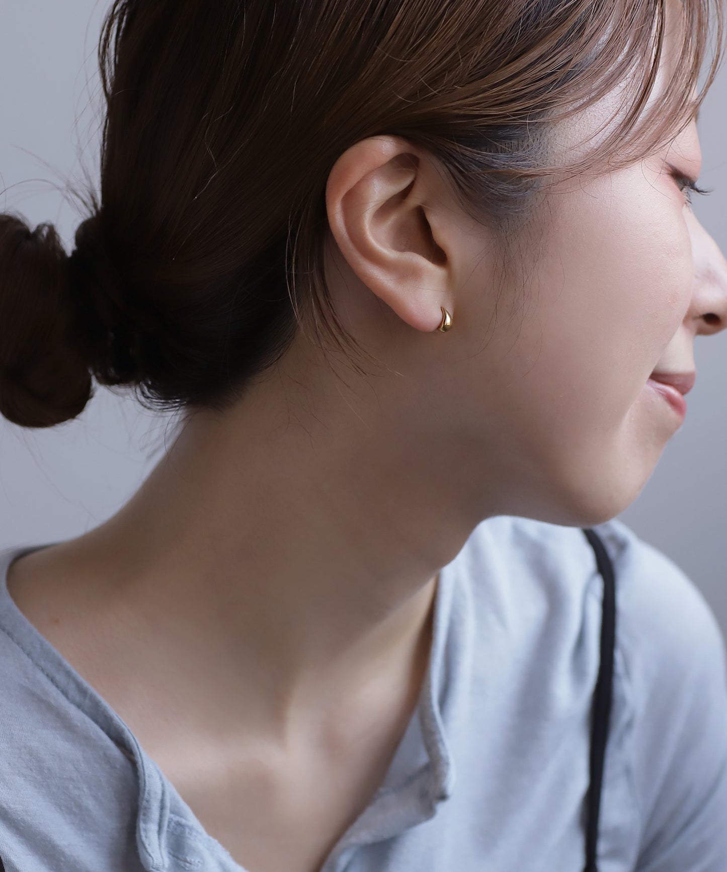 Drop Curl Earrings [Surgical Stainless Steel]
