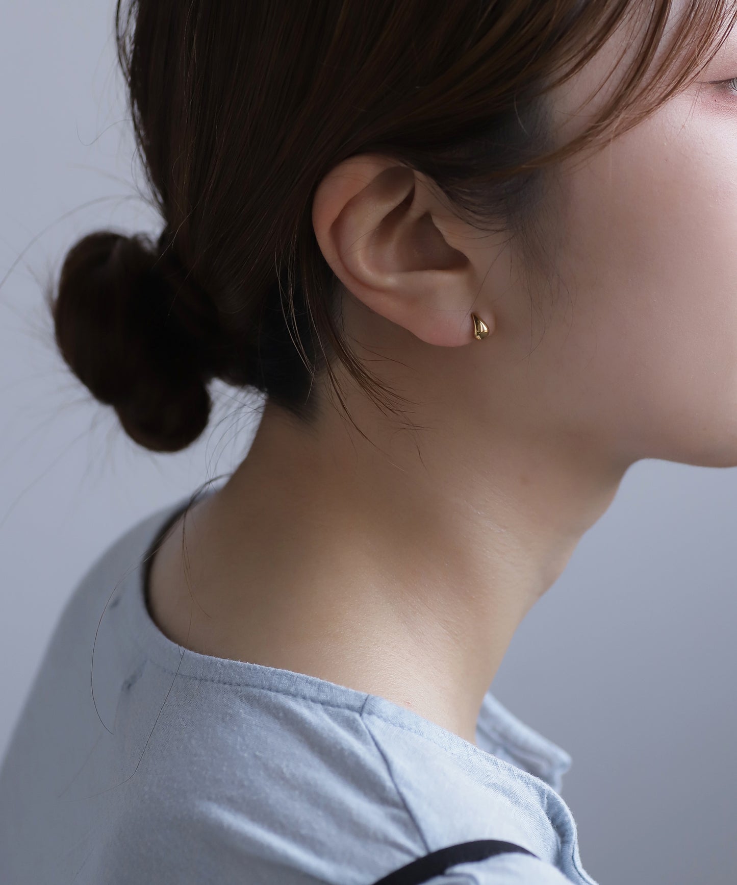 Drop Curl Earrings [Surgical Stainless Steel]