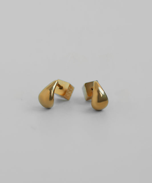 Drop Curl Earrings [Surgical Stainless Steel]