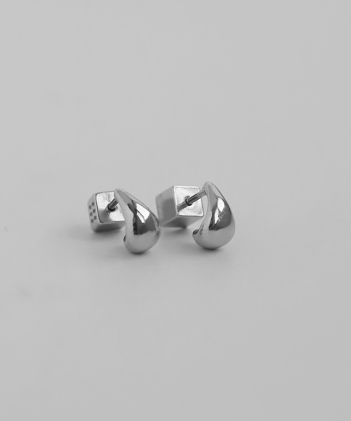 Drop Curl Earrings [Surgical Stainless Steel]
