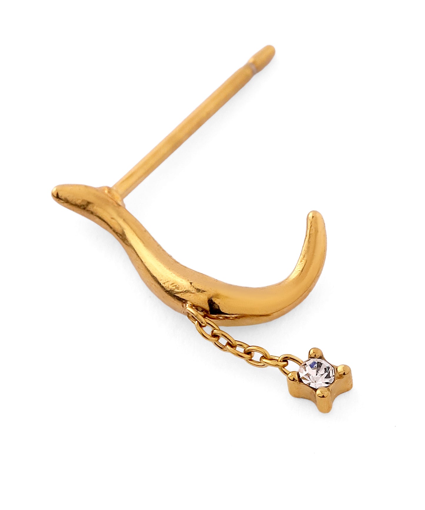 Bijou Curl Earrings [Stainless Steel]