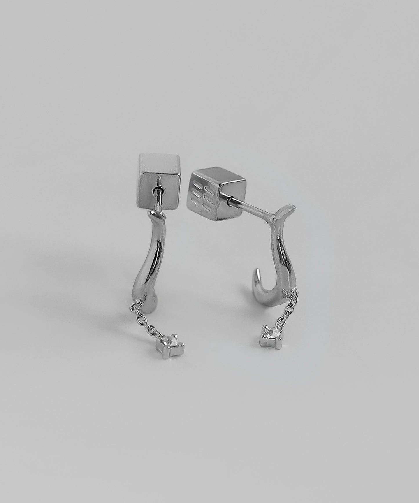 Bijou Curl Earrings [Stainless Steel]