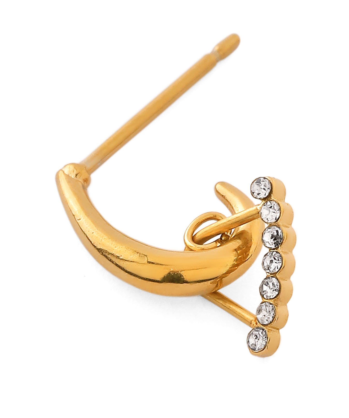Bijou Curl Earrings [Stainless Steel]