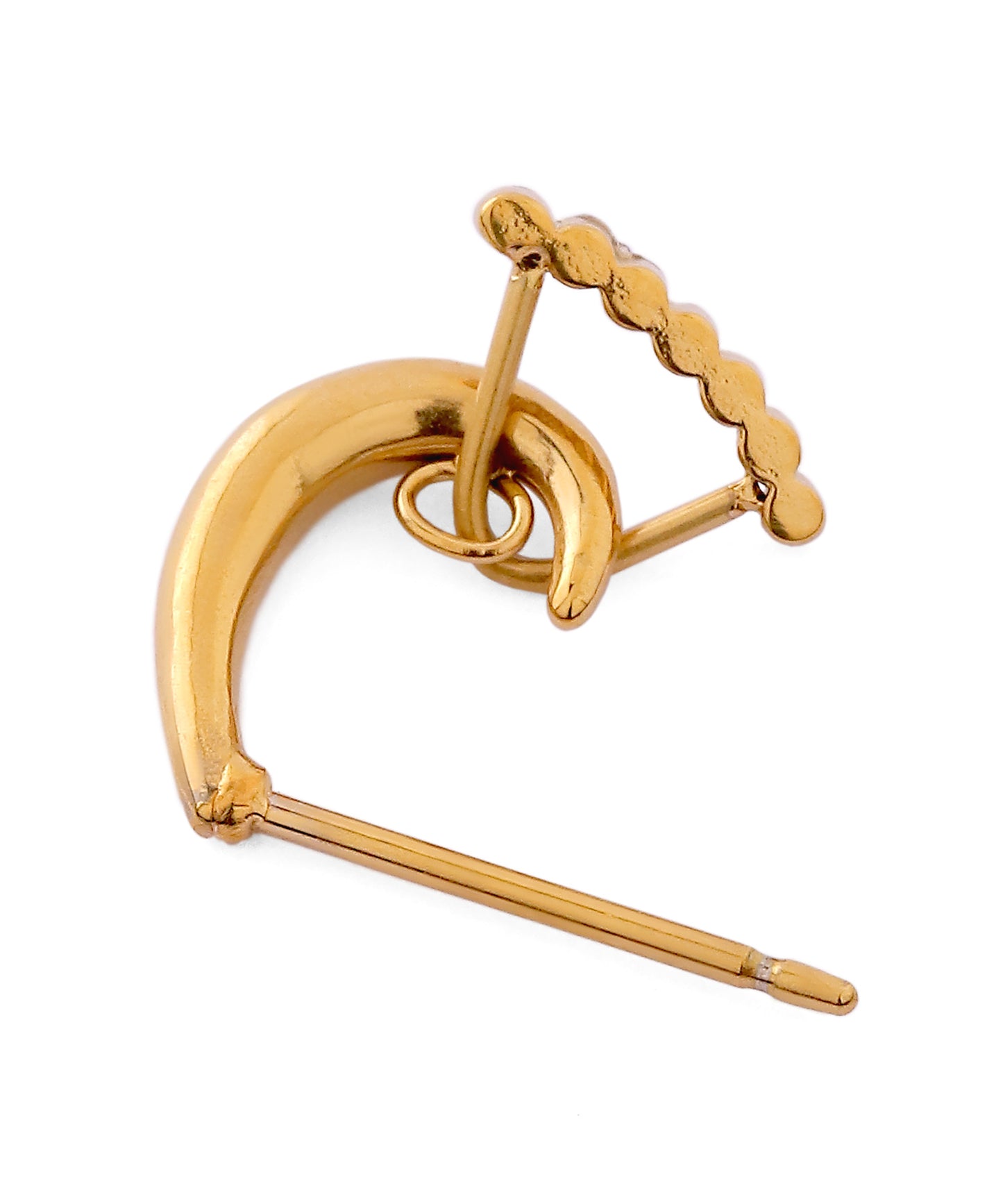 Bijou Curl Earrings [Stainless Steel]