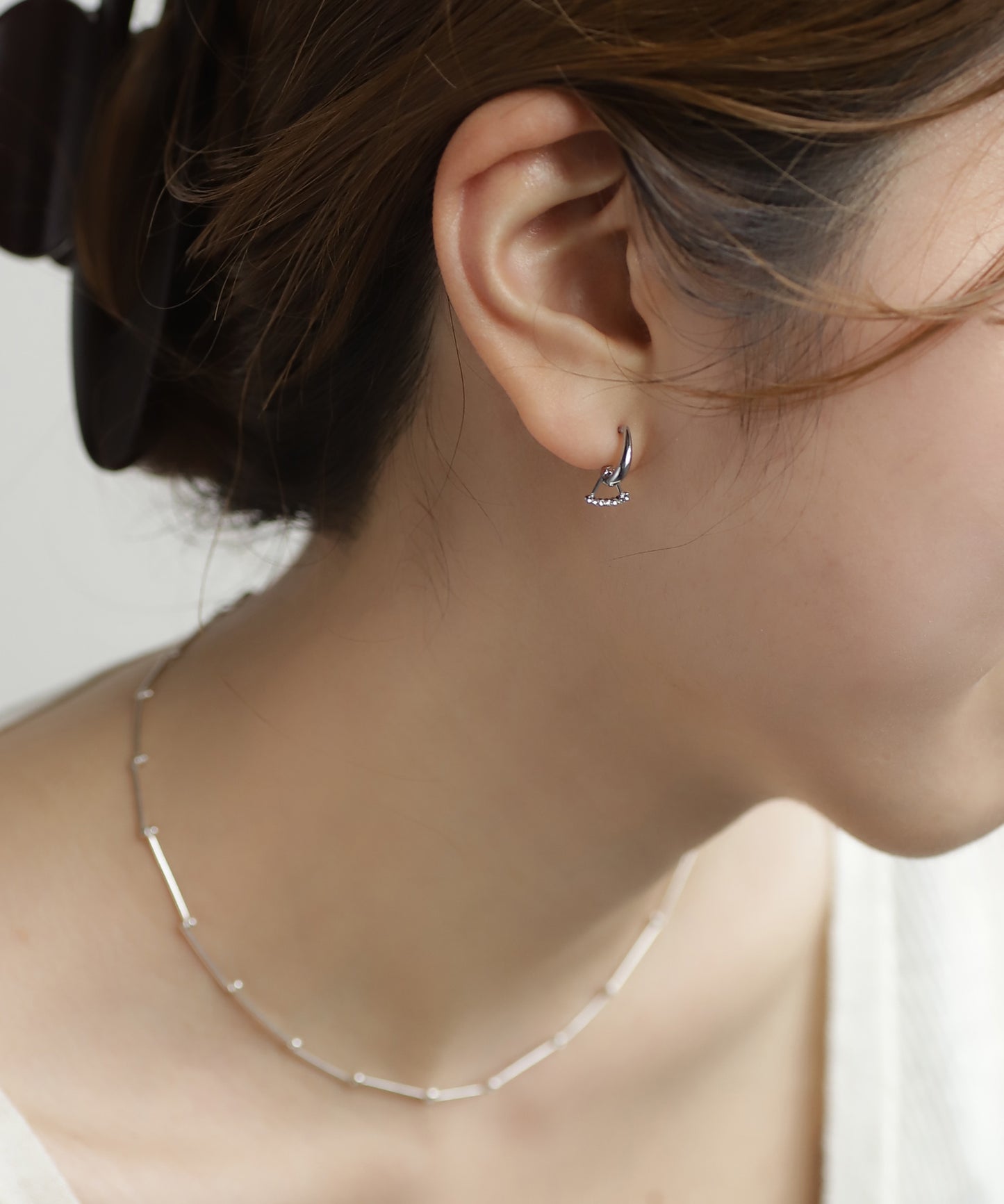 Bijou Curl Earrings [Stainless Steel]