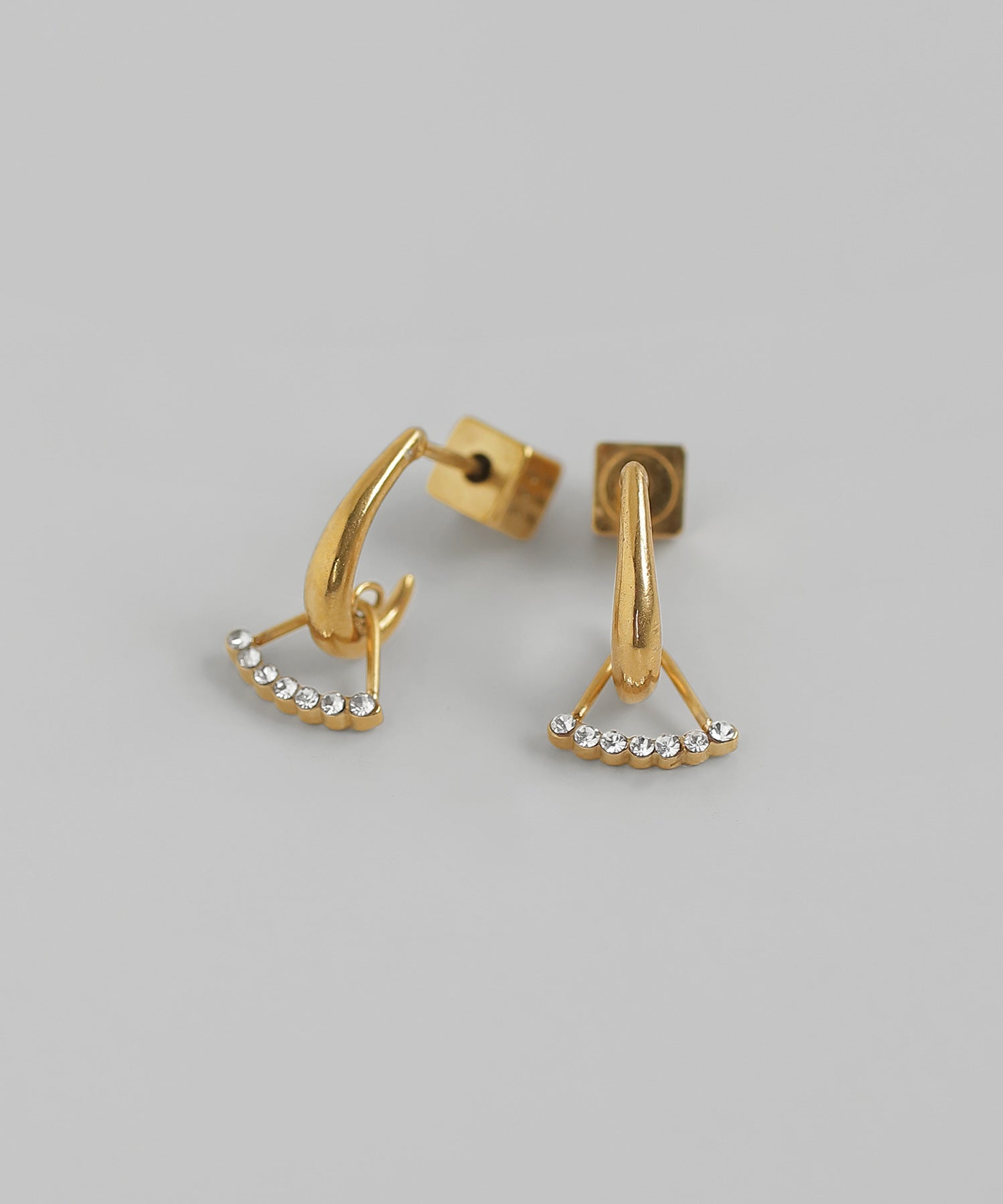 Bijou Curl Earrings [Stainless Steel] (KB080026P) | mimi33 ONLINE