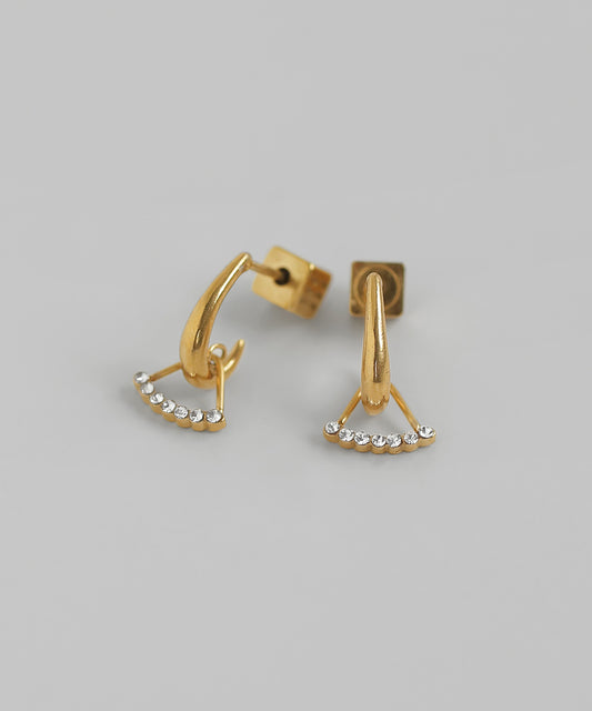 Bijou Curl Earrings [Stainless Steel]