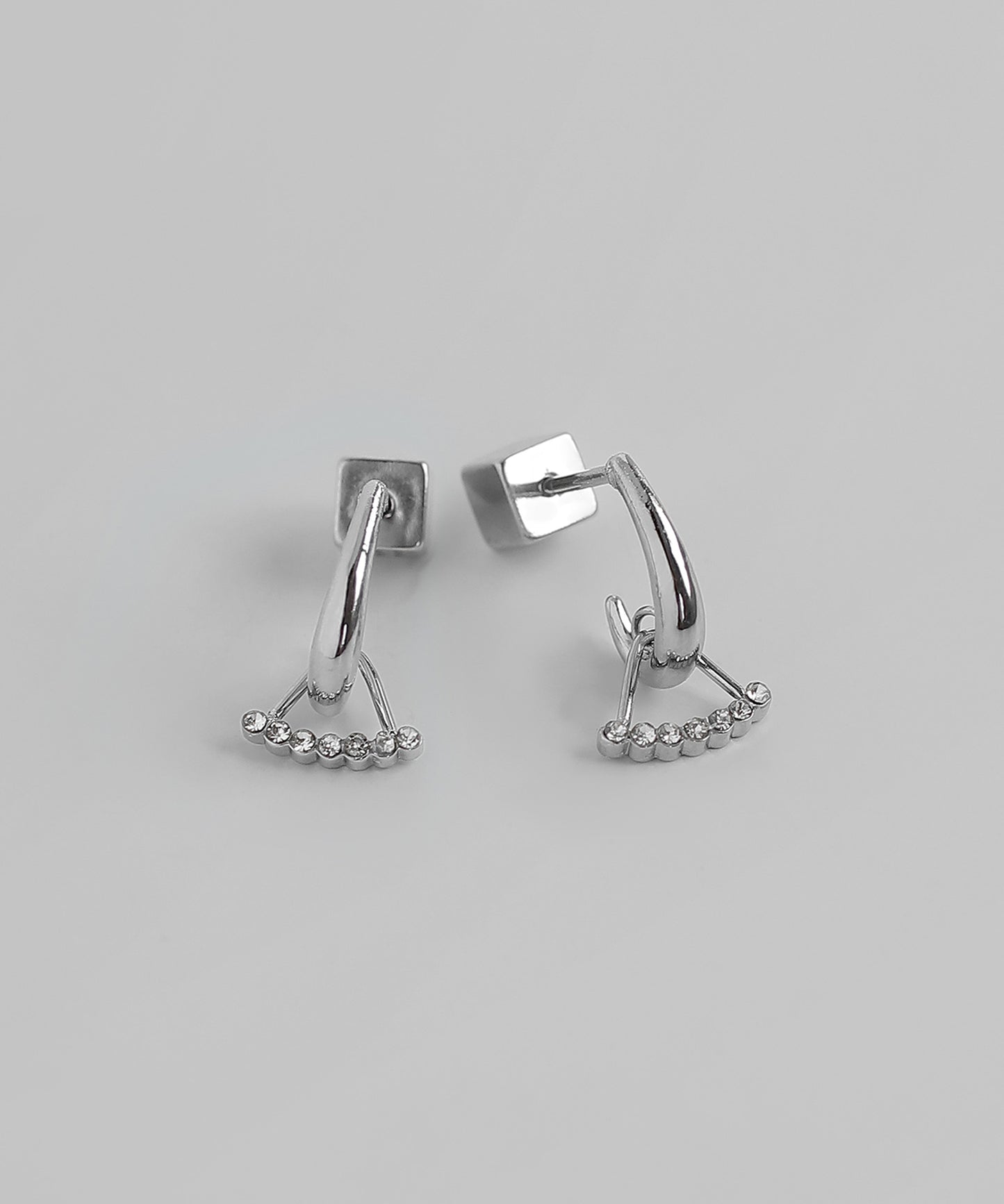 Bijou Curl Earrings [Stainless Steel]