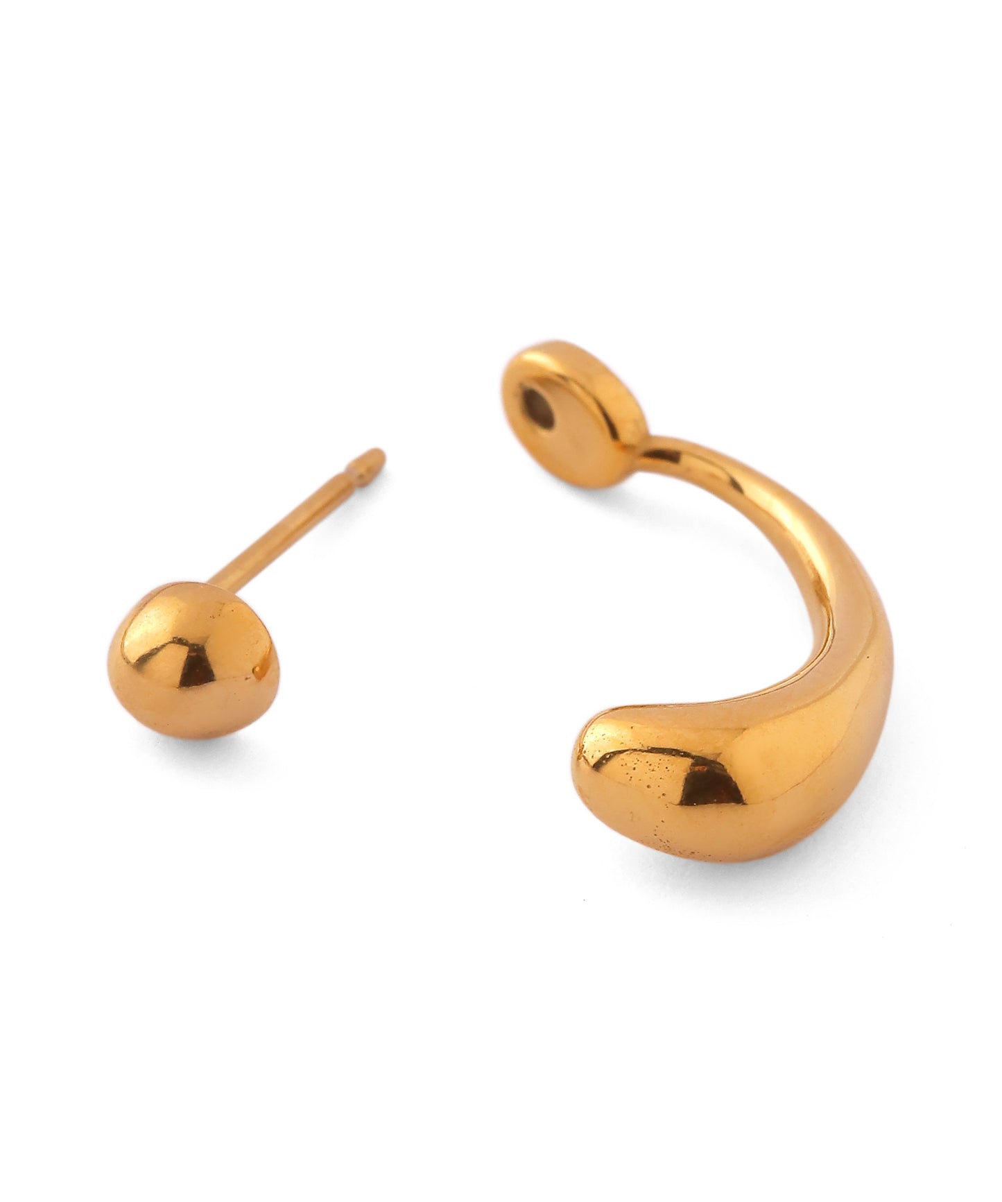 Nuance Line 2-Way Earrings [Surgical Stainless Steel]