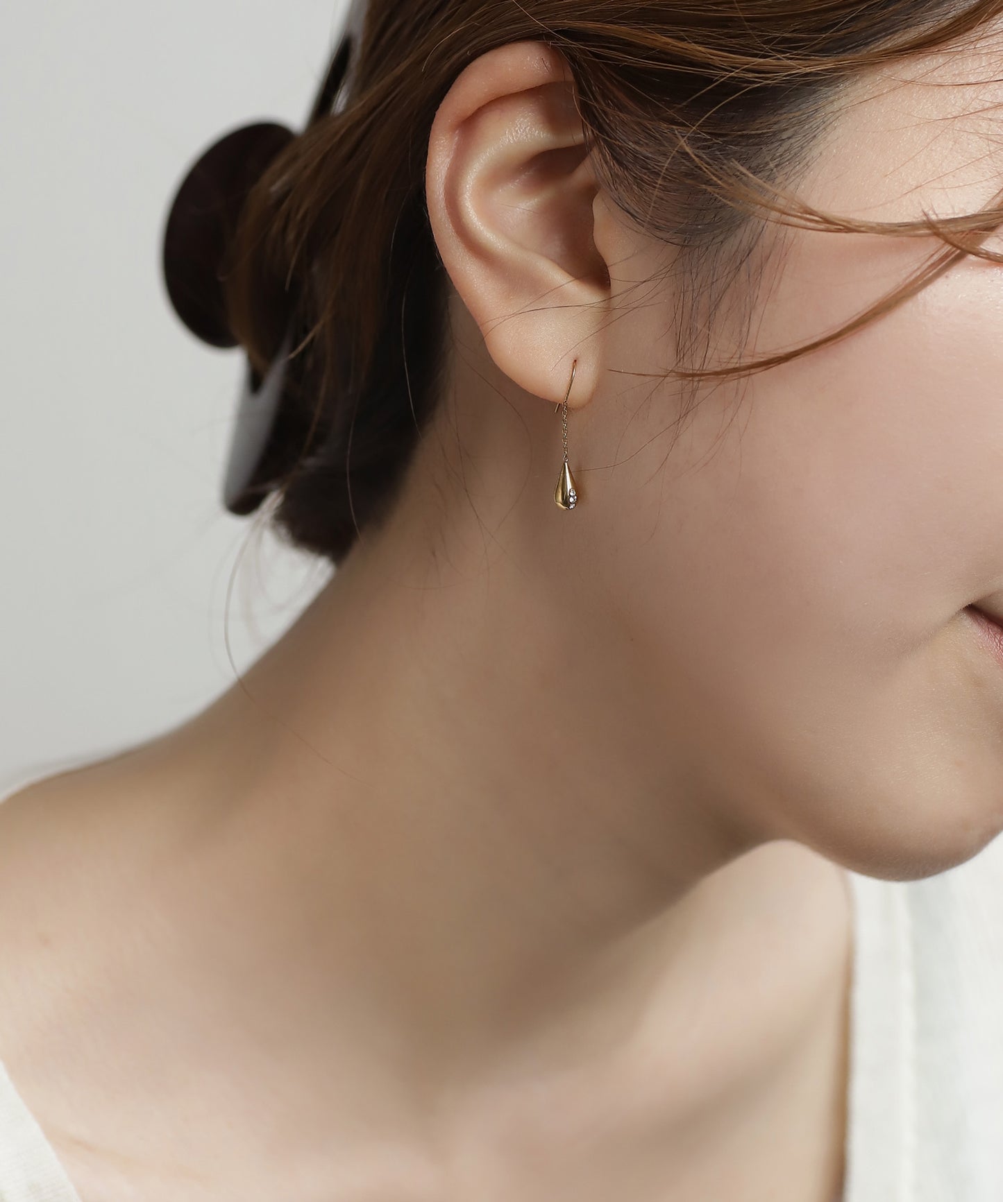 Bijou Drop Hook Earrings [Stainless Steel]