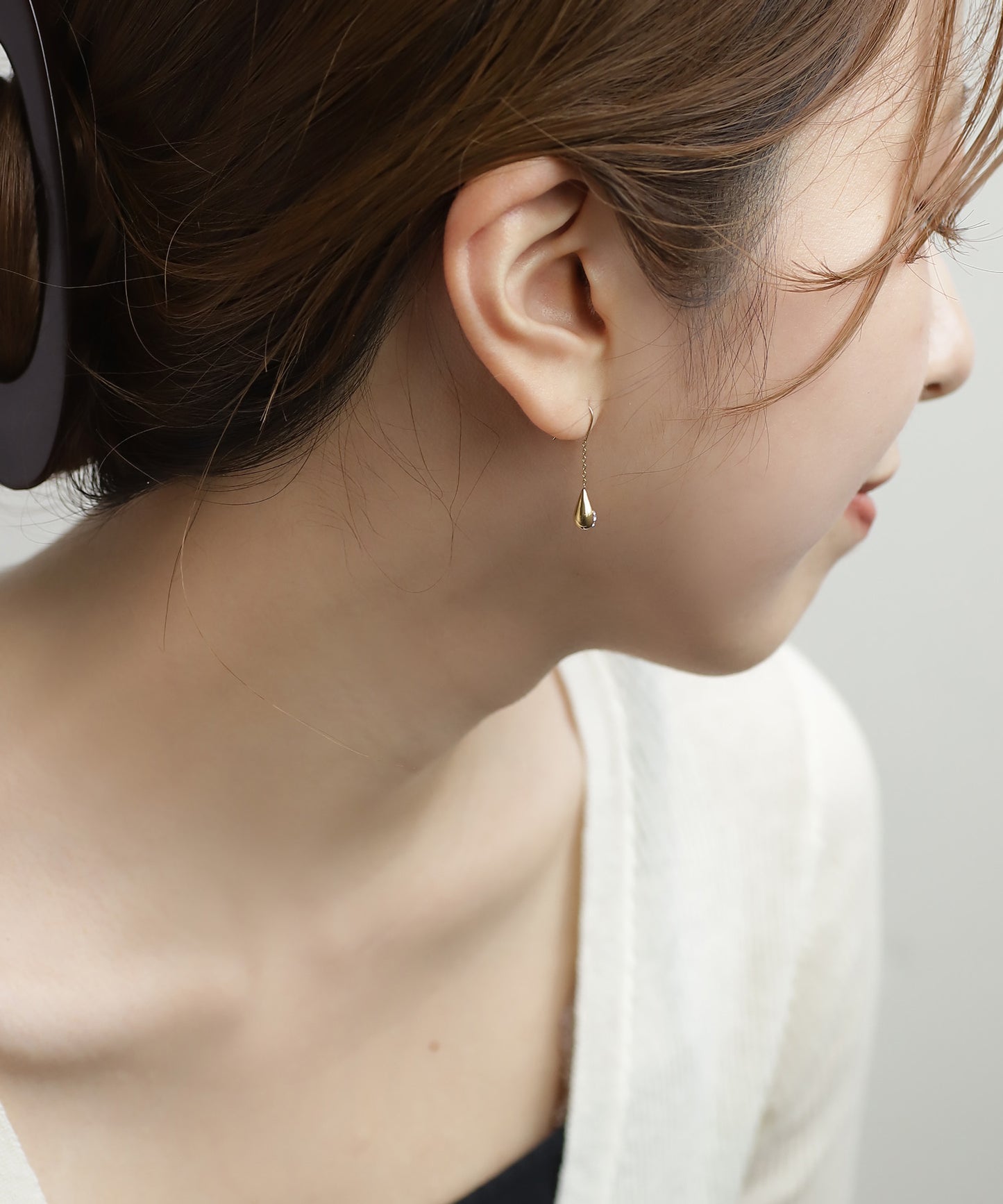 Bijou Drop Hook Earrings [Stainless Steel]