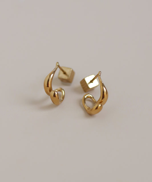Nuance Line Earrings [Surgical Stainless Steel]
