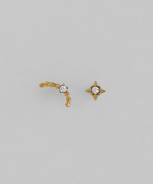 Constellation Earrings [Aries] [Surgical Stainless Steel]
