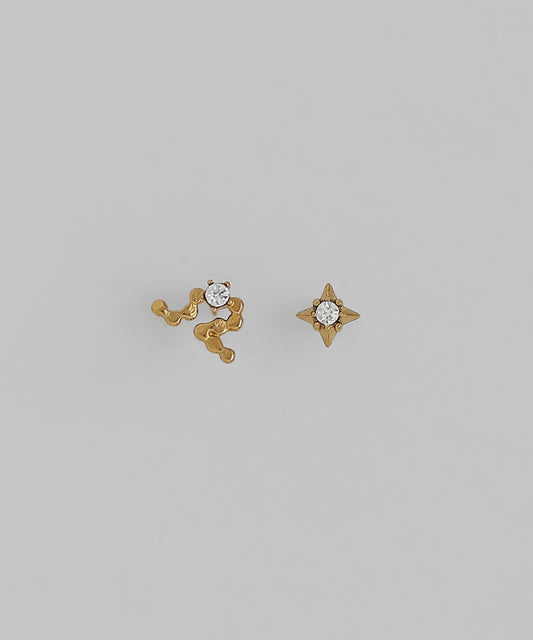 Constellation Earrings [Libra] [Surgical Stainless Steel]