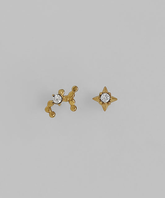 Constellation Earrings [Sagittarius] [Surgical Stainless Steel]