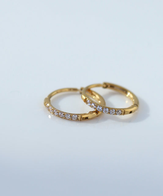 Bijou Hoop Earrings [Stainless Steel]