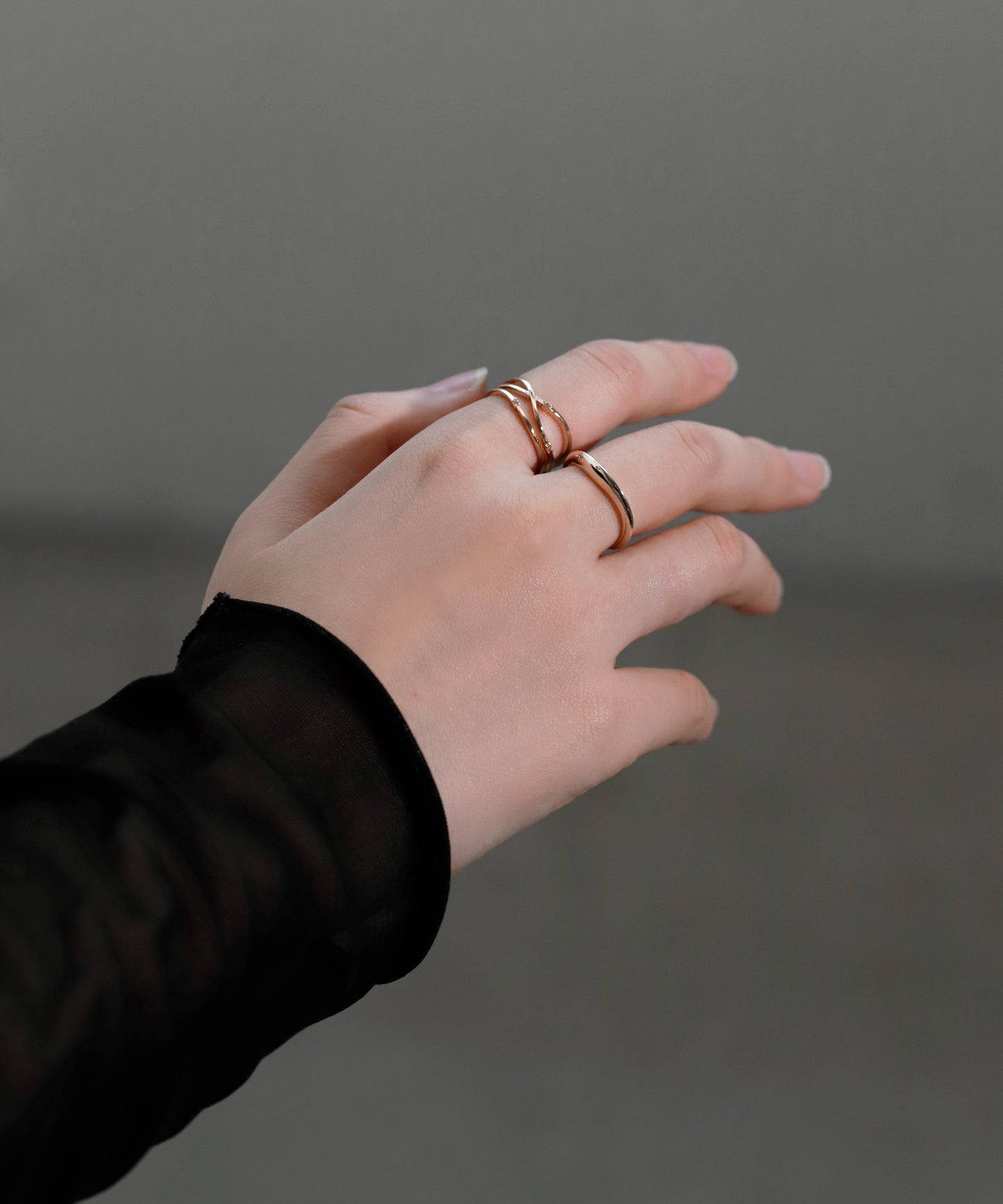 【Limited Qty with a Gift Box】Nuance Line Ring