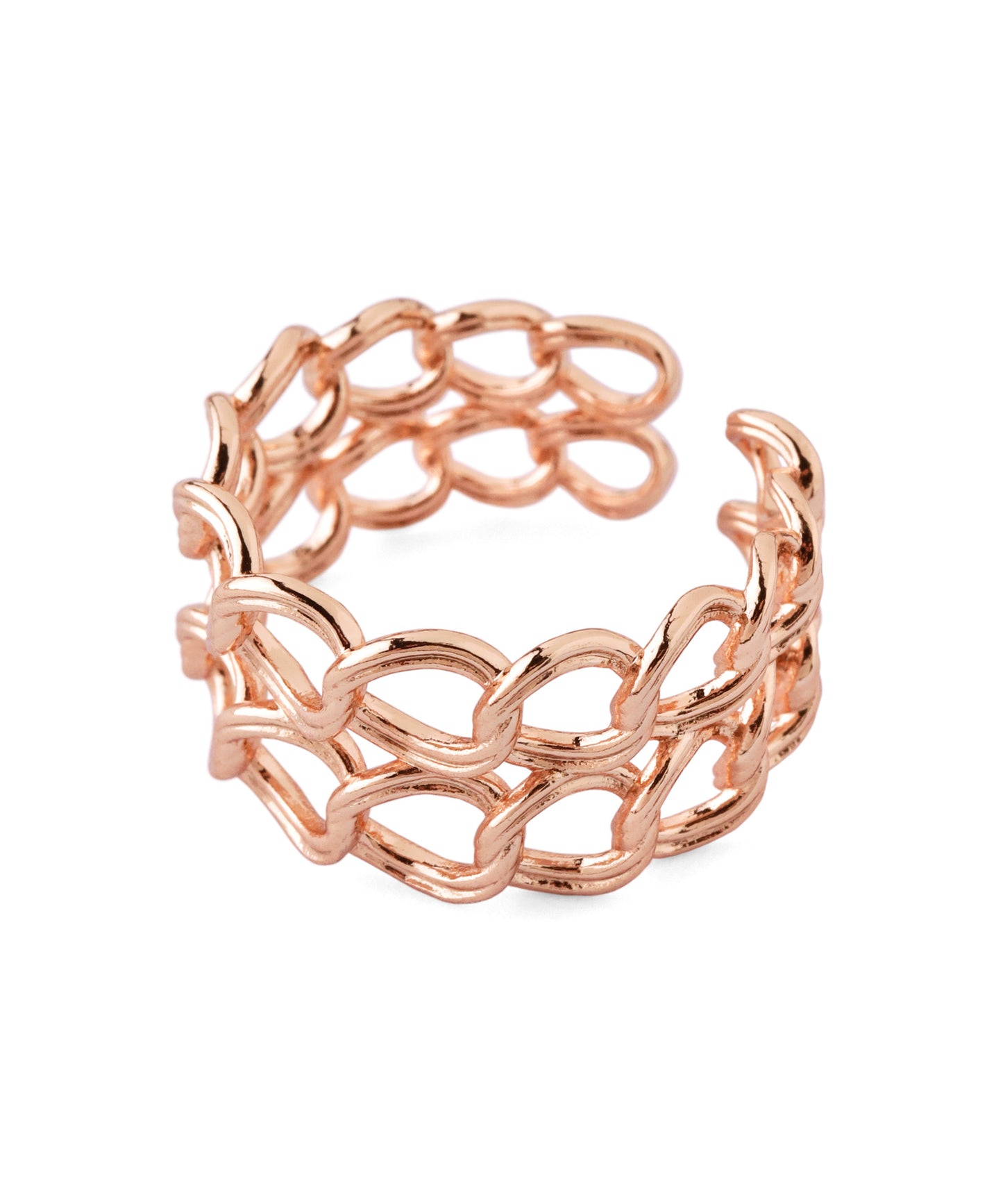 【Limited Qty with a Gift Box】Chain Design Ring