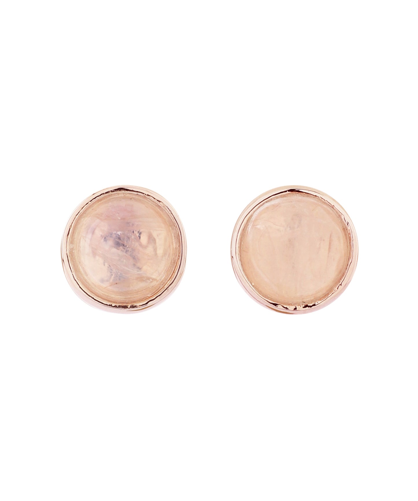【Limited Quantity】Gemstone Earrings [Sheer Pink Nudie]
