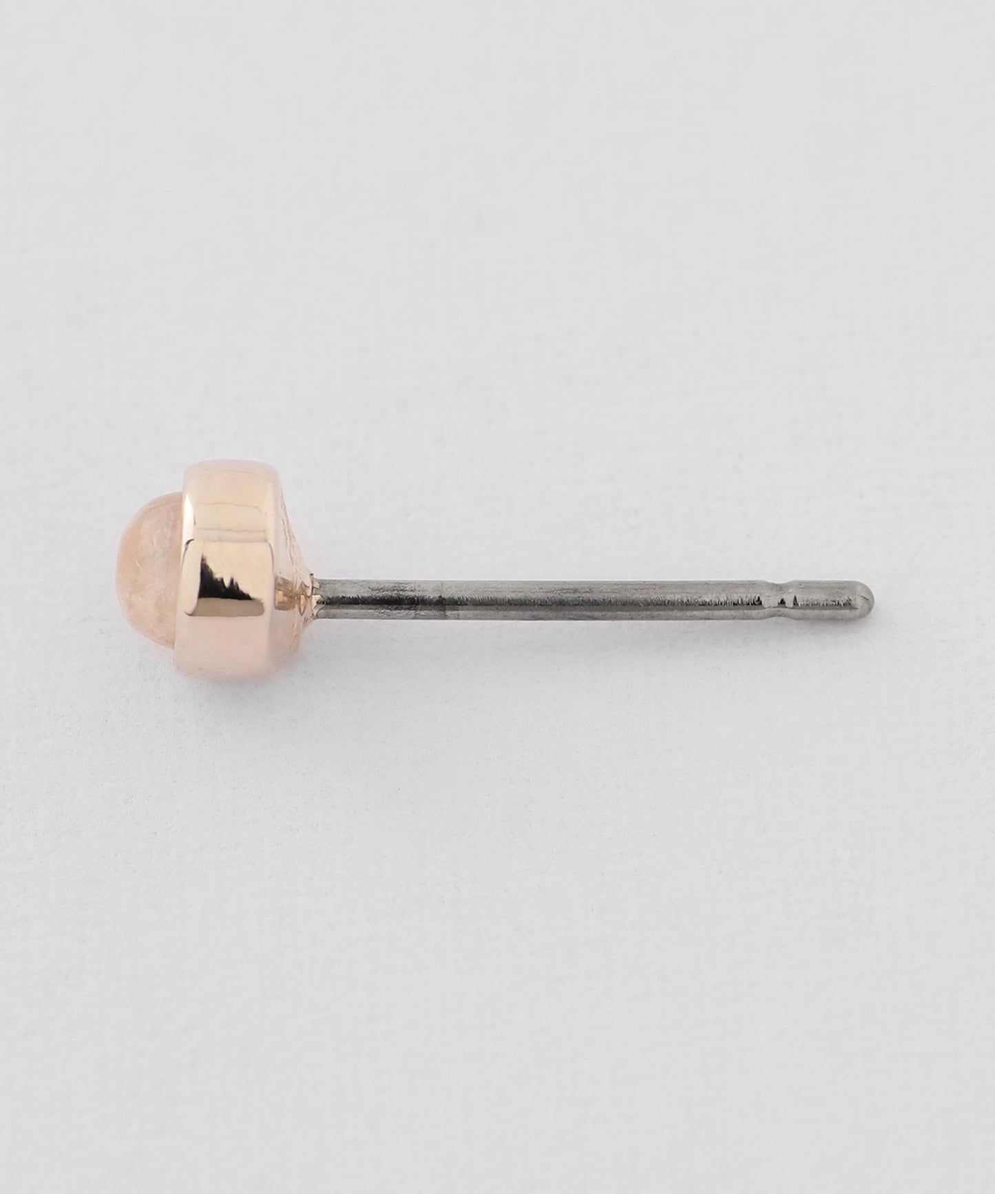 【Limited Quantity】Gemstone Earrings [Sheer Pink Nudie]