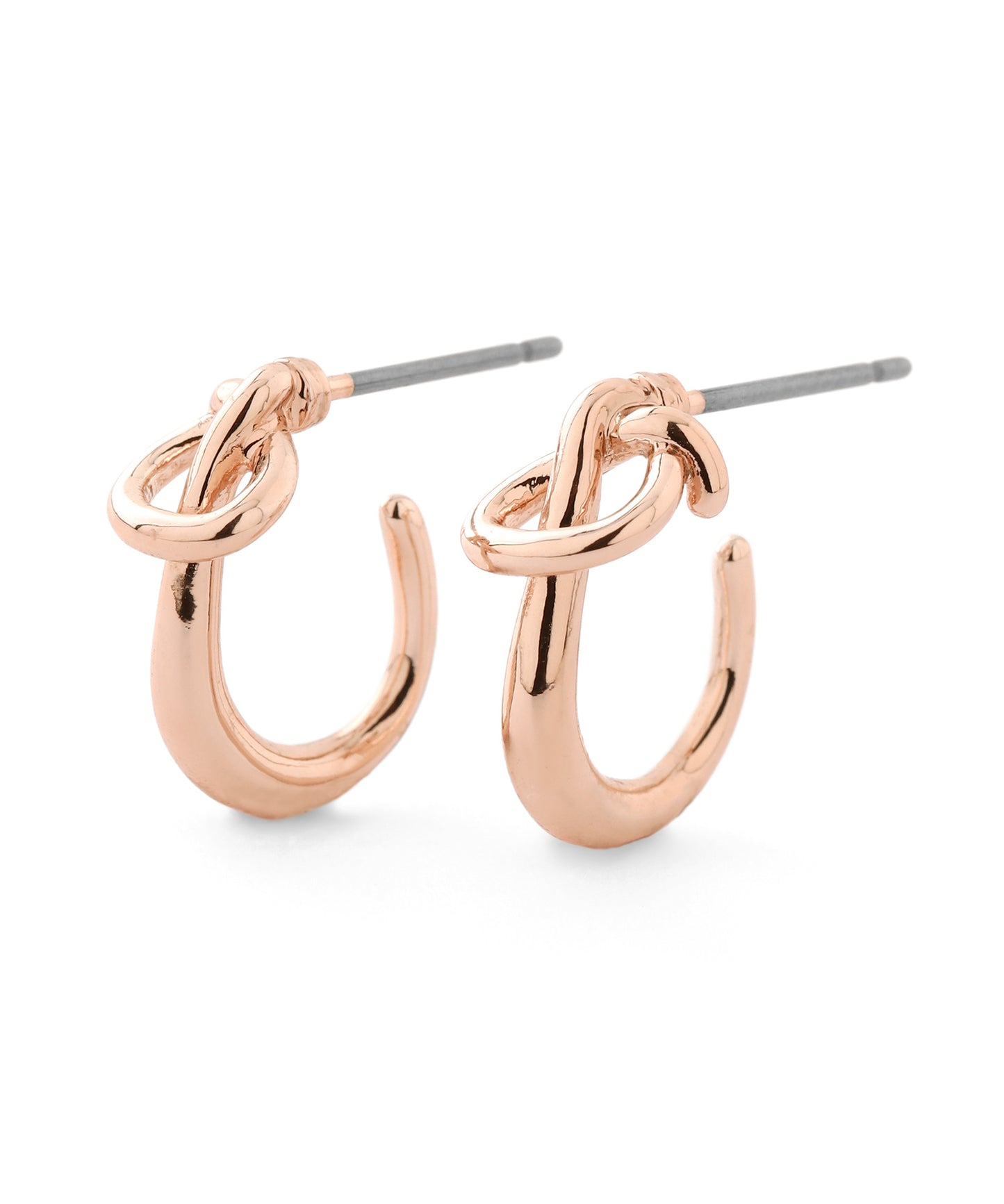 【Limited Qty with a Gift Box】Knot Hoop Earrings