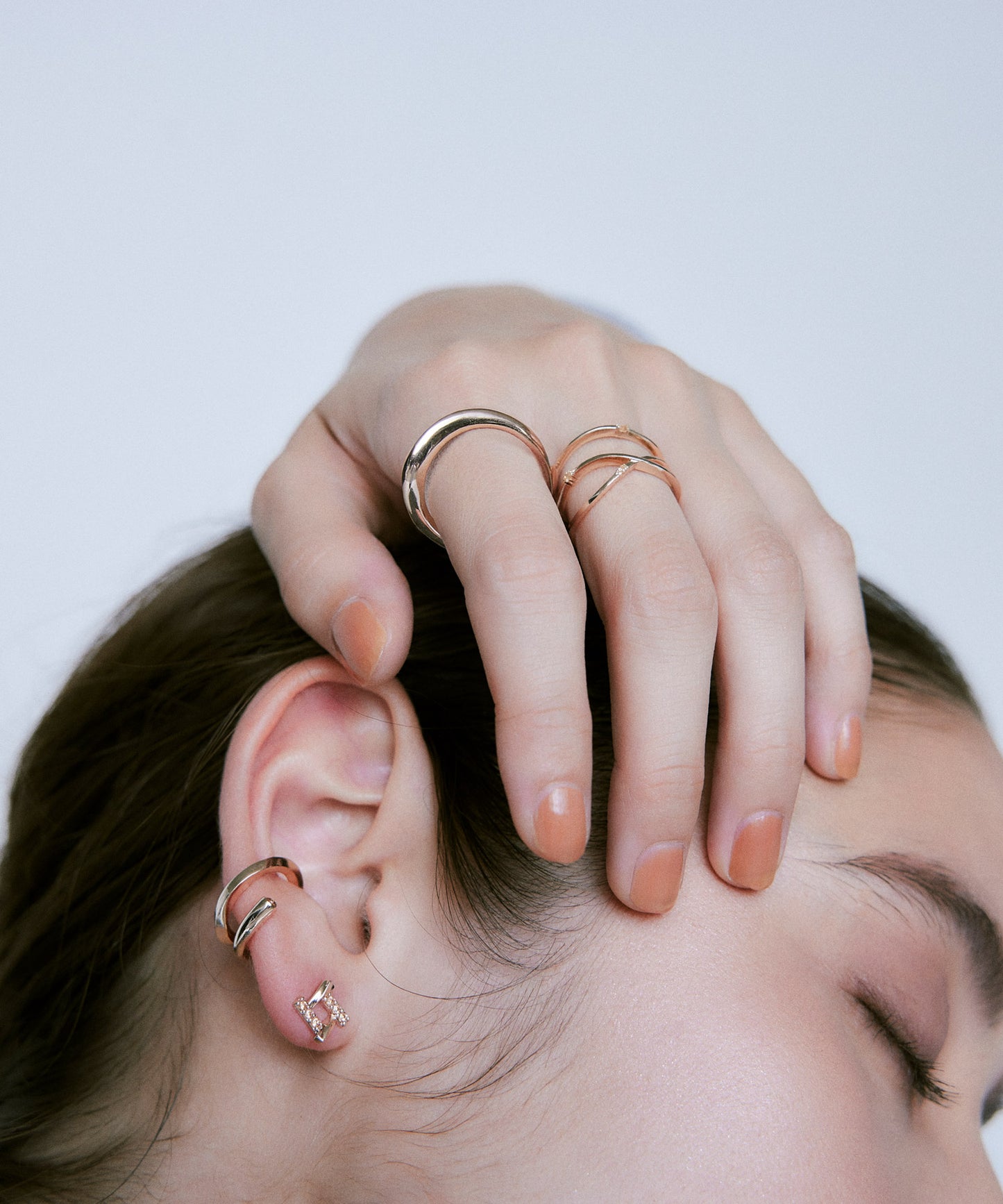 【Limited Qty with a Gift Box】Bijou Point Ear Cuff