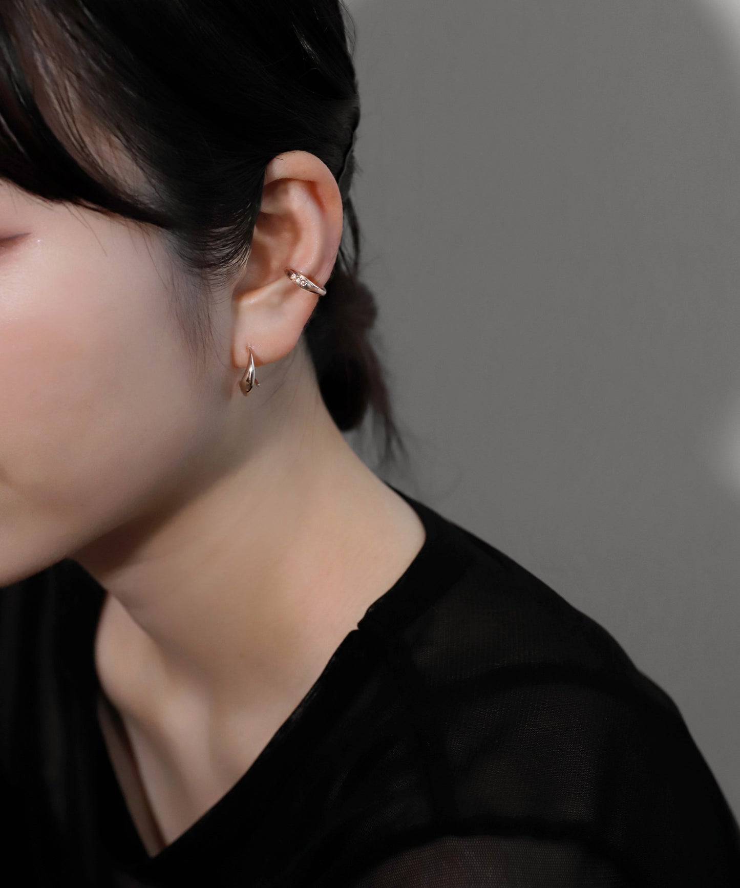 【Limited Qty with a Gift Box】Bijou Ear Cuff