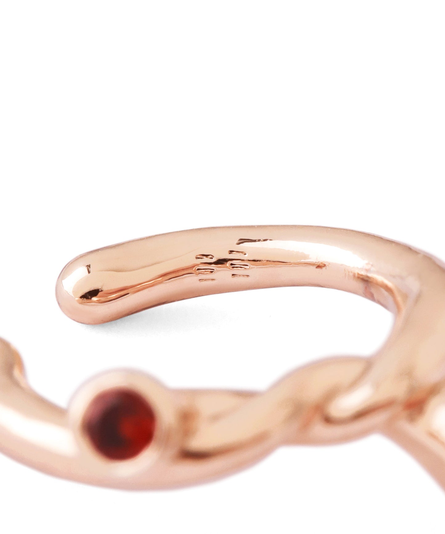 【Limited Qty with a Gift Box】Color Bijou Twist Ear Cuff