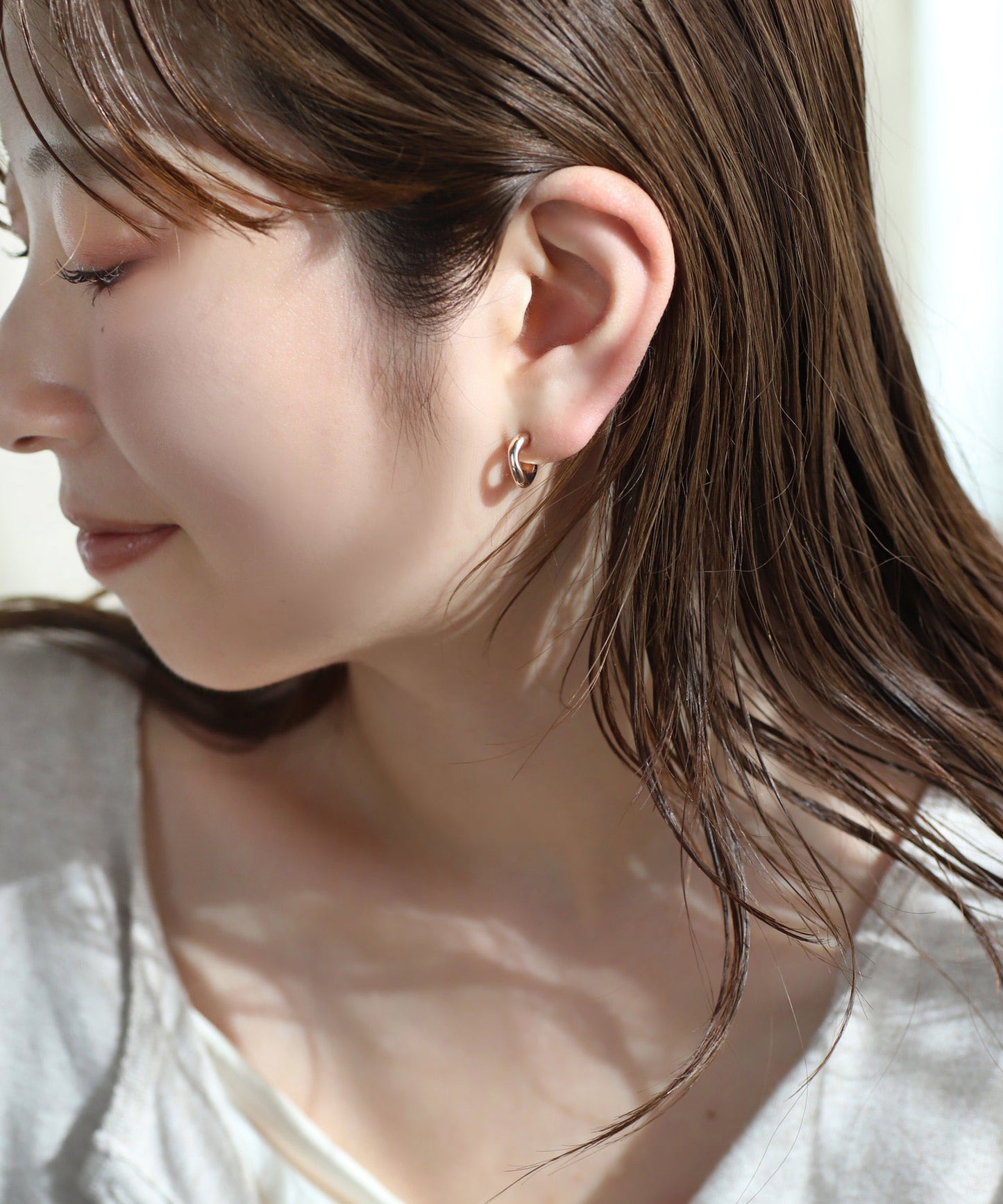 【Limited Qty with a Gift Box】Nuance Curl Earrings