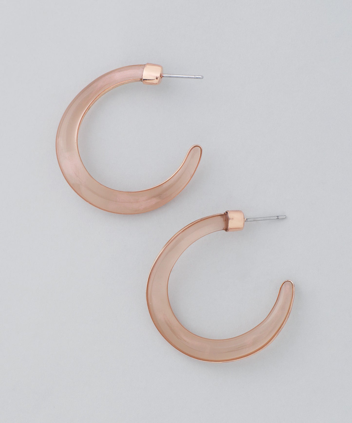 【Limited Quantity】Clear Hoop Earrings