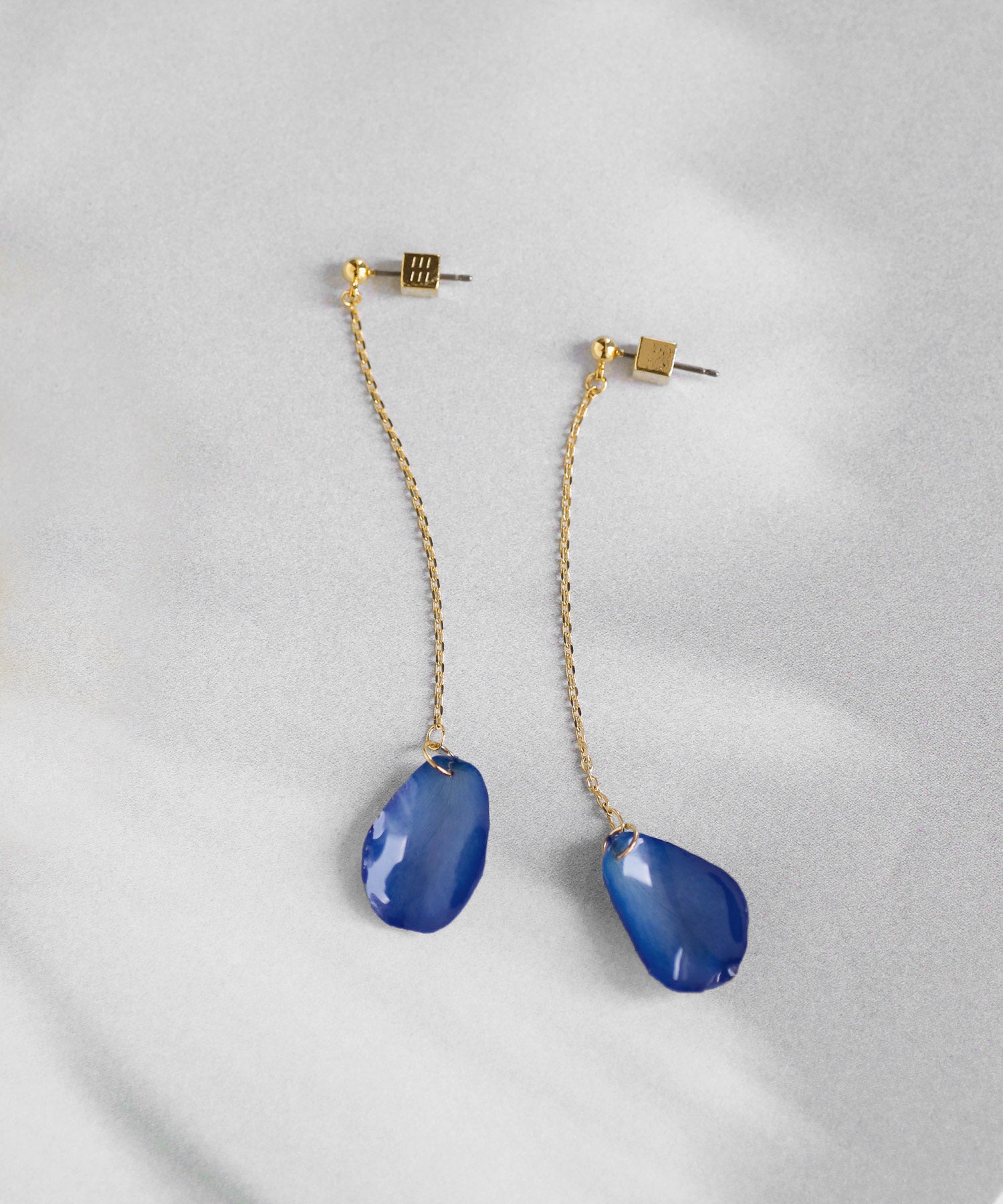 Flower Earrings [Blue Rose] (lg110023p) | mimi33 ONLINE STORE