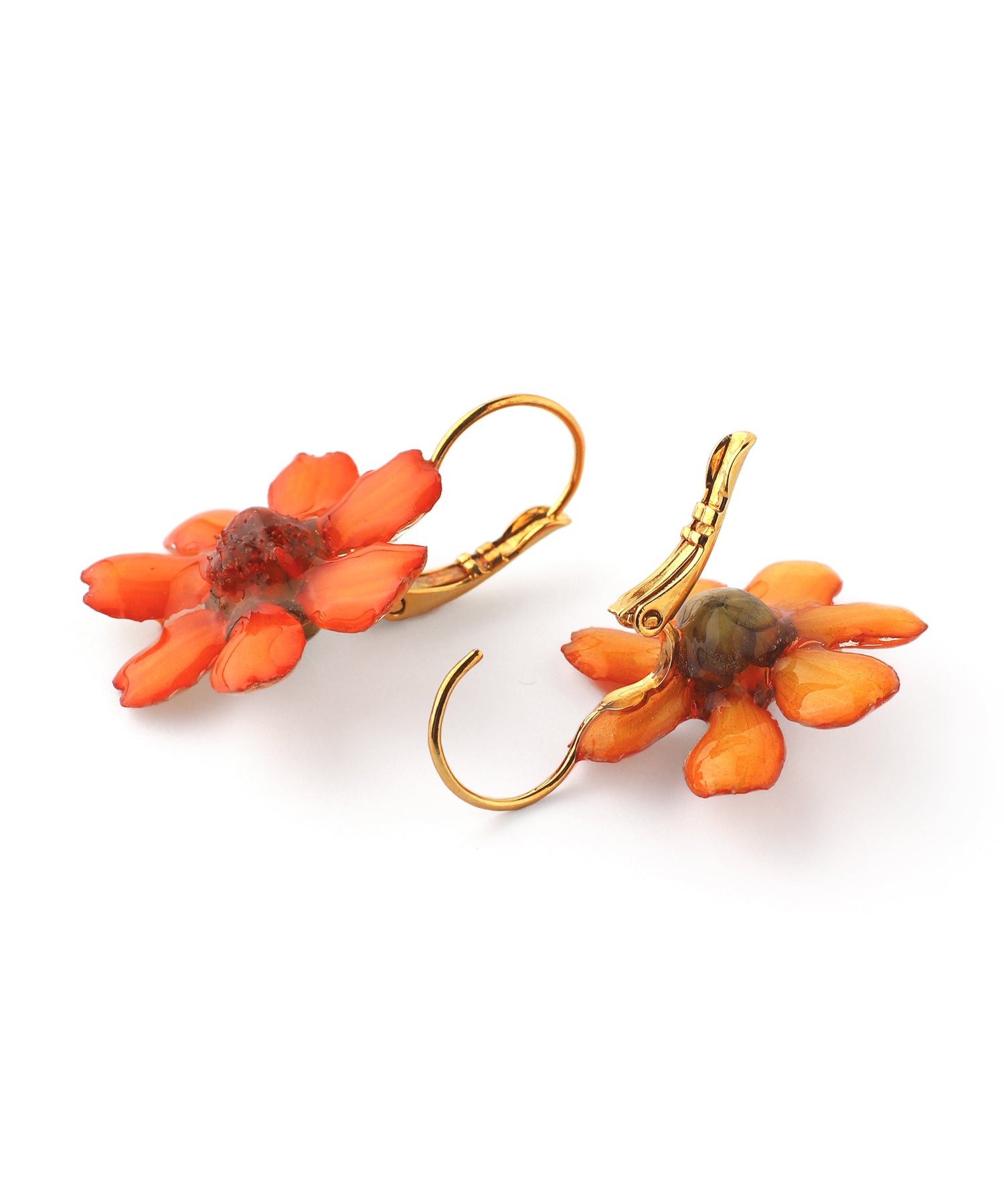 Flower Earrings [Zinnia] (lg110025p) | mimi33 ONLINE STORE