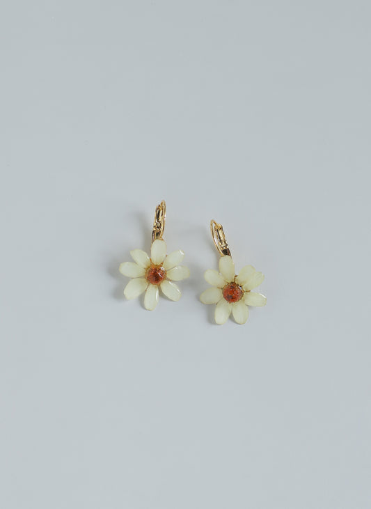 Flower Earrings [Zinnia]
