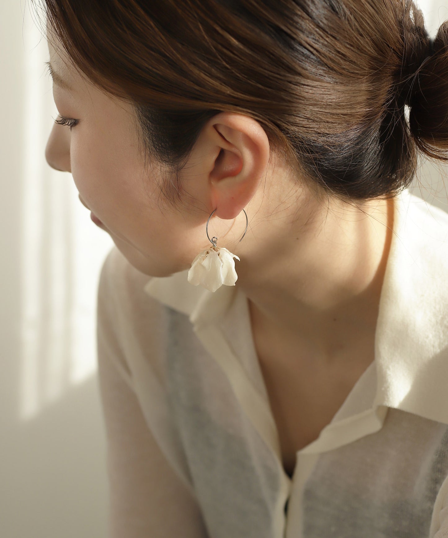Flower Earrings [Cyclamen]