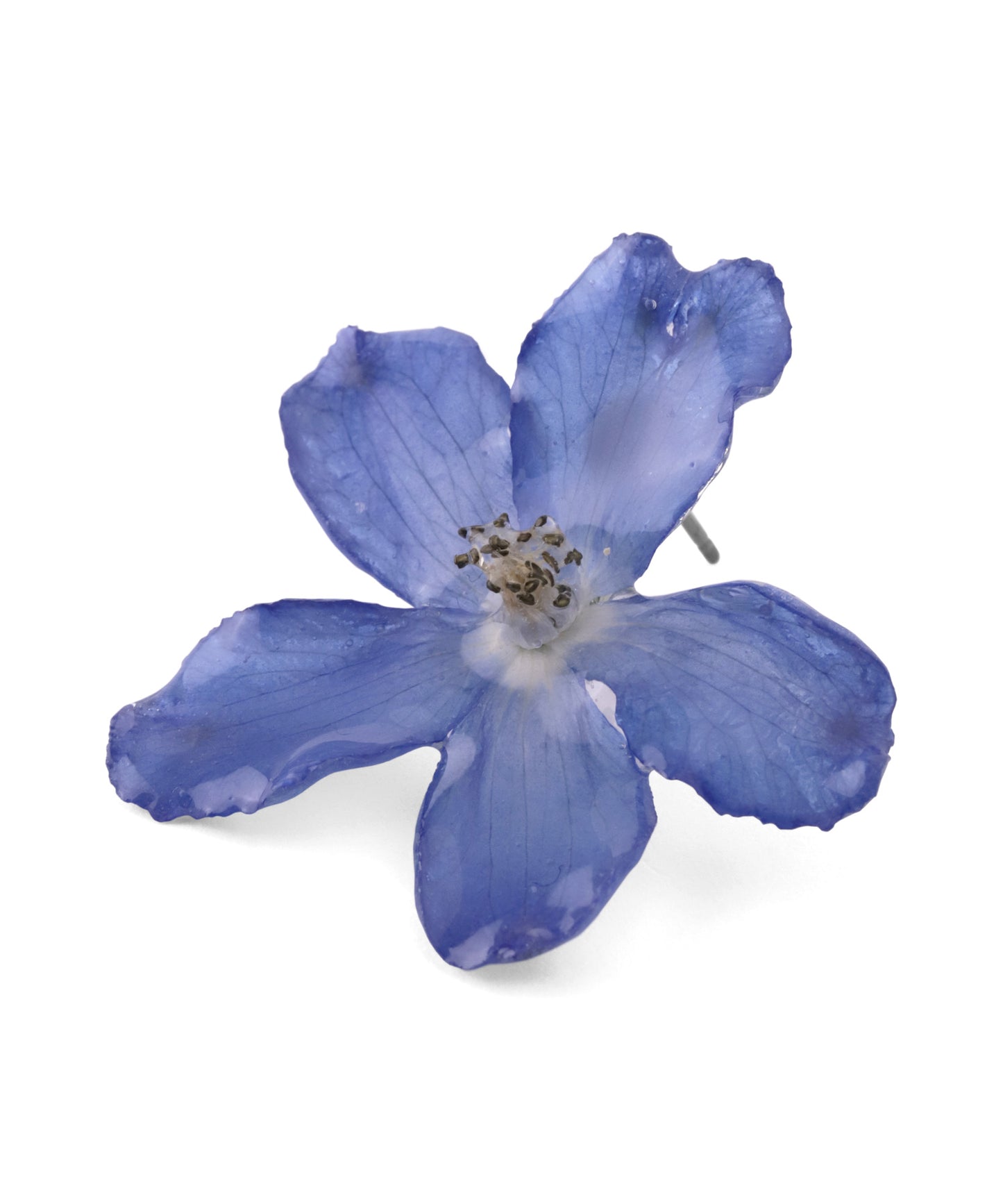 Flower Earrings [Delphinium]