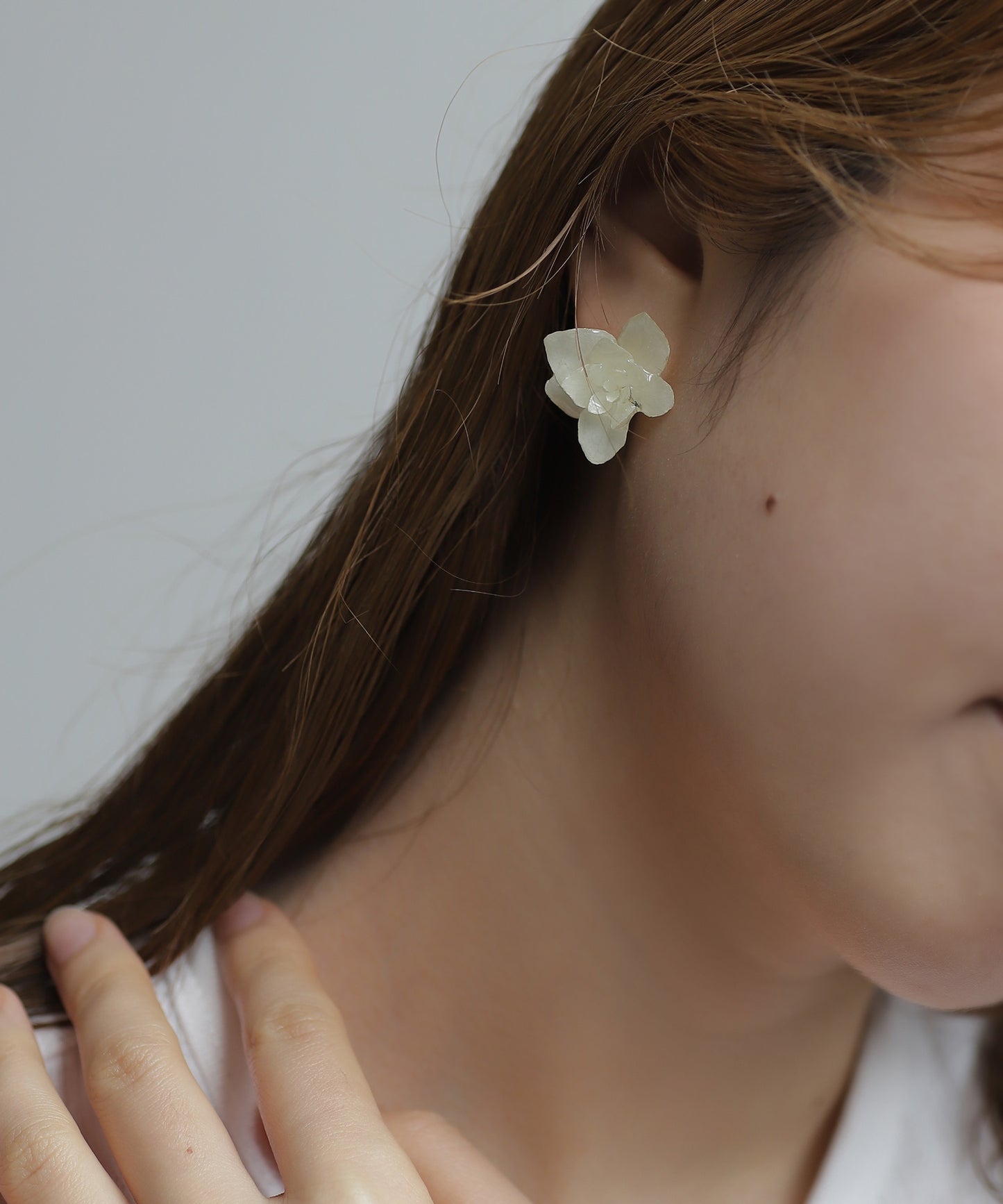 Flower Earrings [Hydrangea (Florencia)]