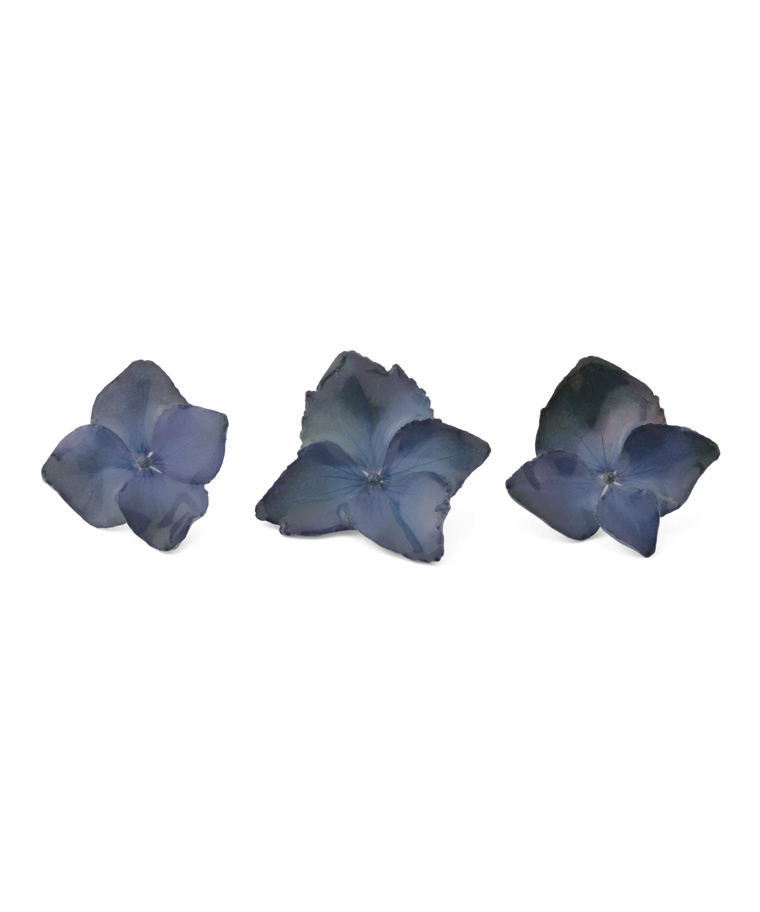 Online Limited】Flower Earrings [Hydrangea (Purple High
