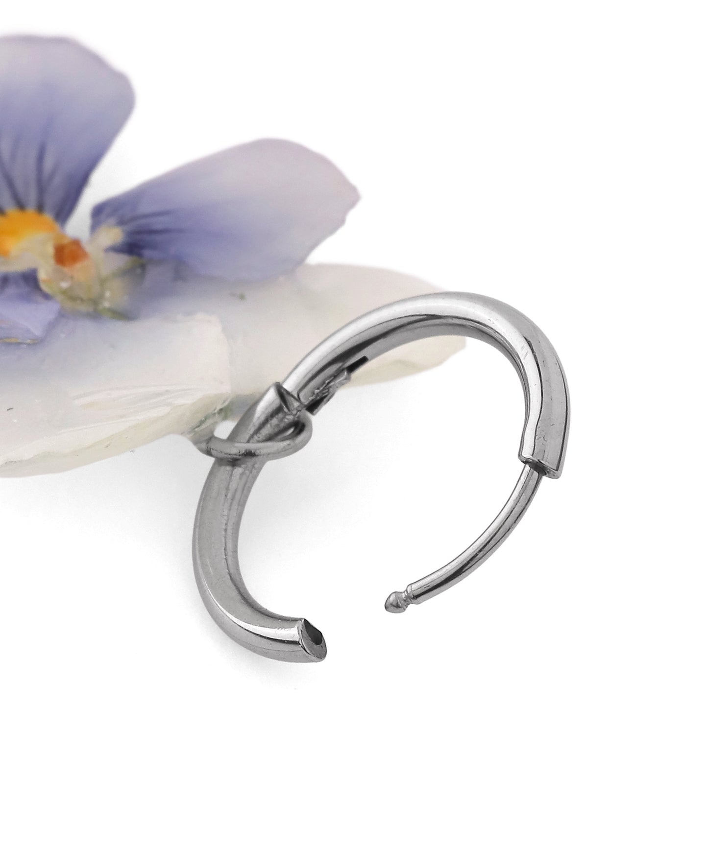 Flower Earrings [Viola]