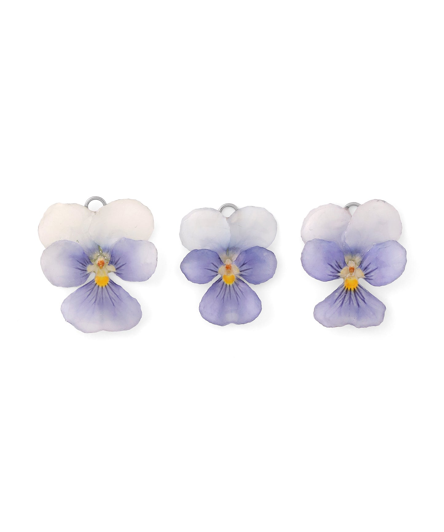 Flower Earrings [Viola]