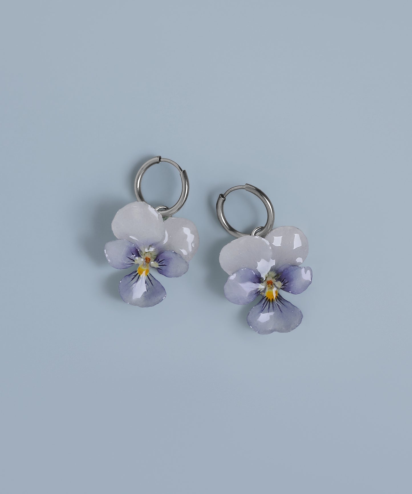 Flower Earrings [Viola]