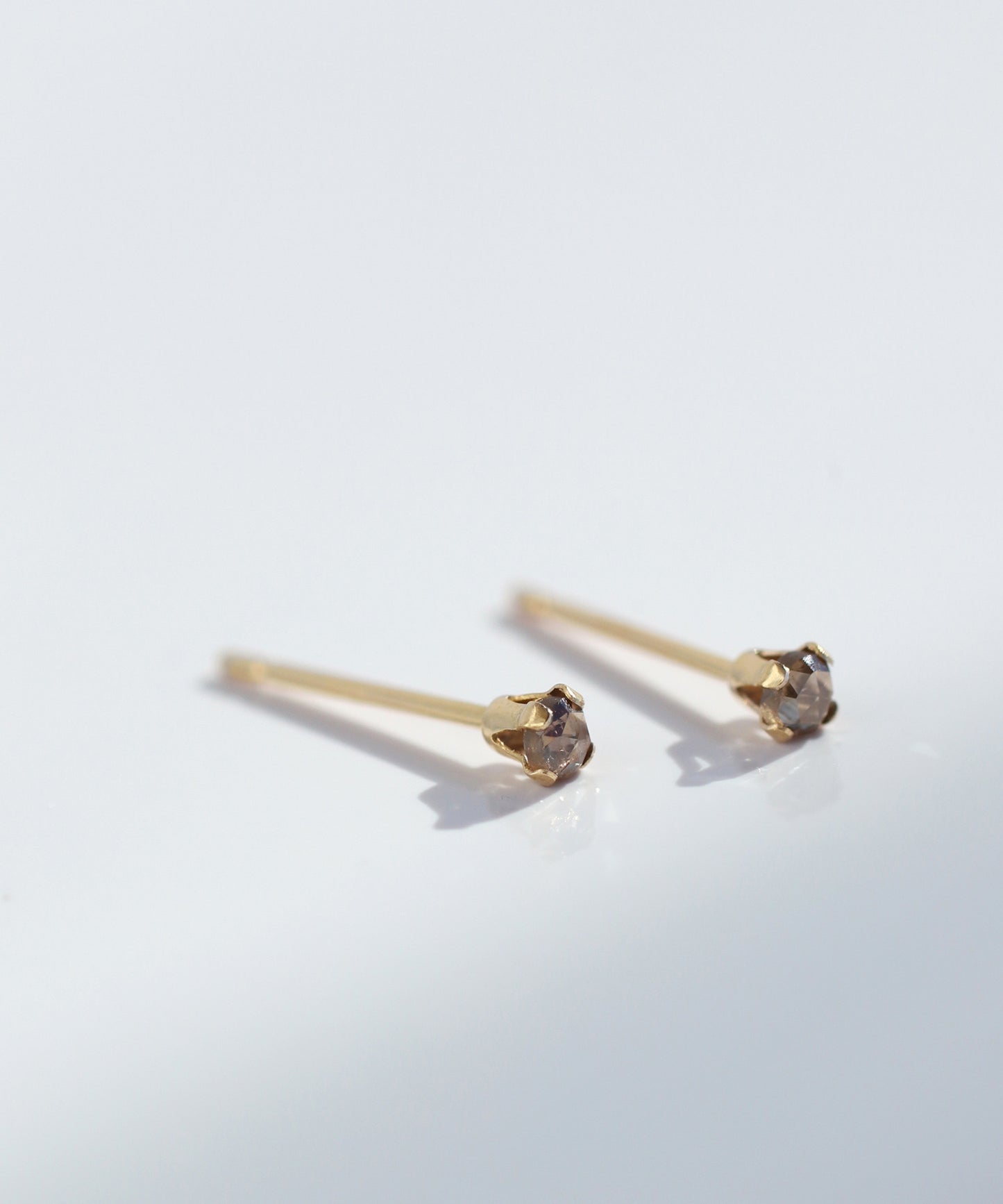 【Limited Quantity】 Brown Diamond Earrings [10K][UMU][A]