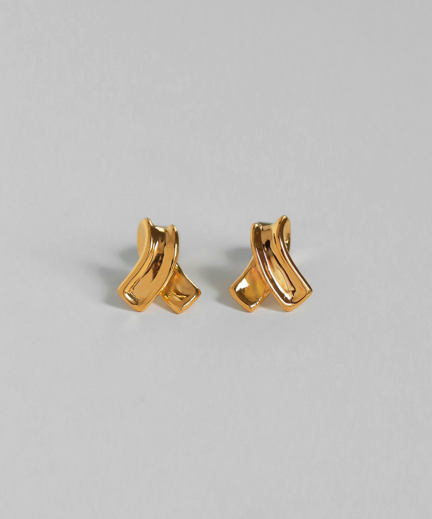 Ribbon Earrings [Surgical Stainless Steel]