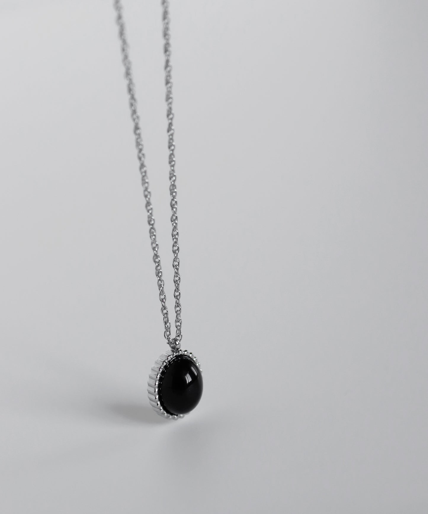 【Stainless Steel IP】Stone Necklace