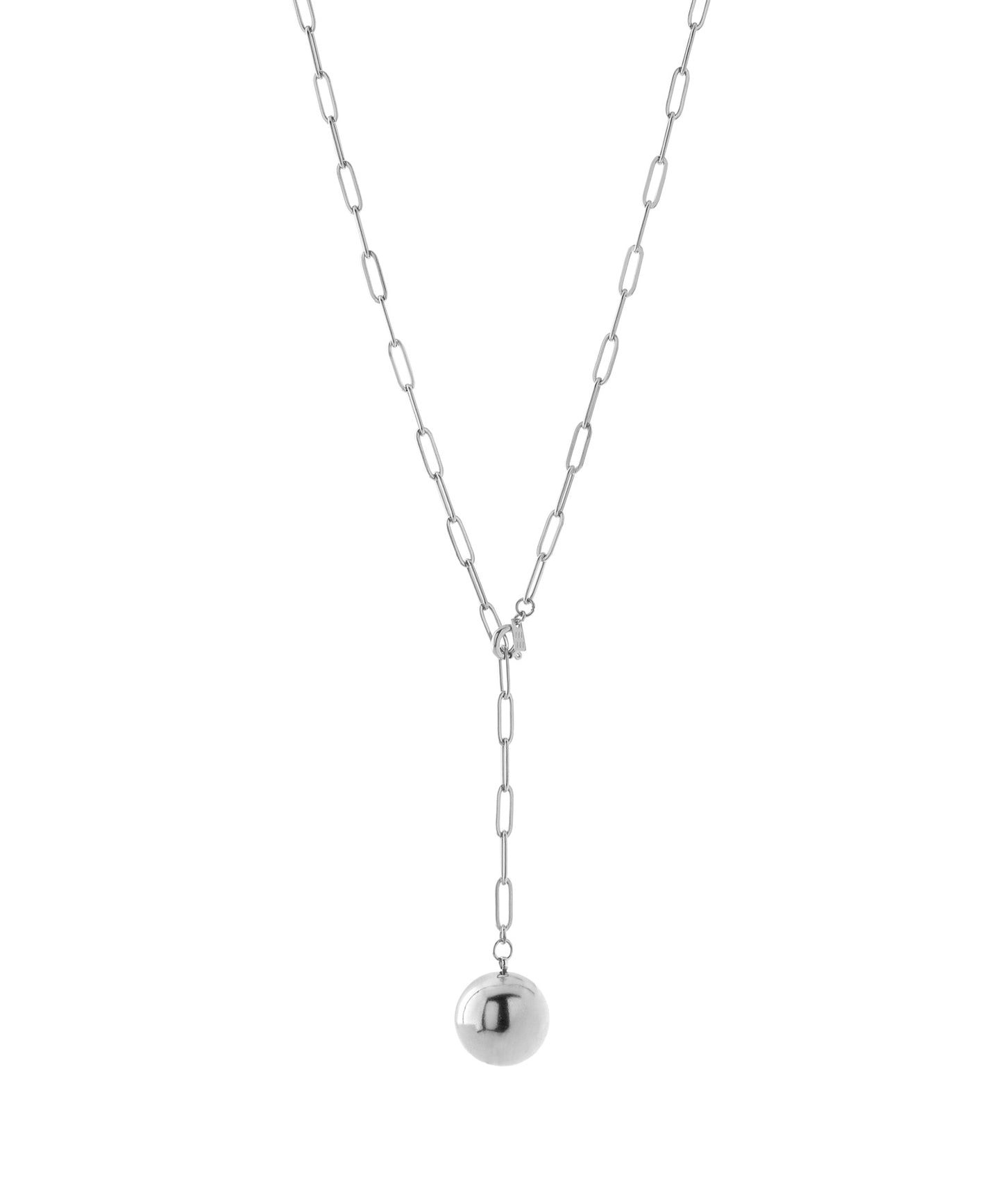 【Stainless Steel IP】Sphire Lariat Necklace